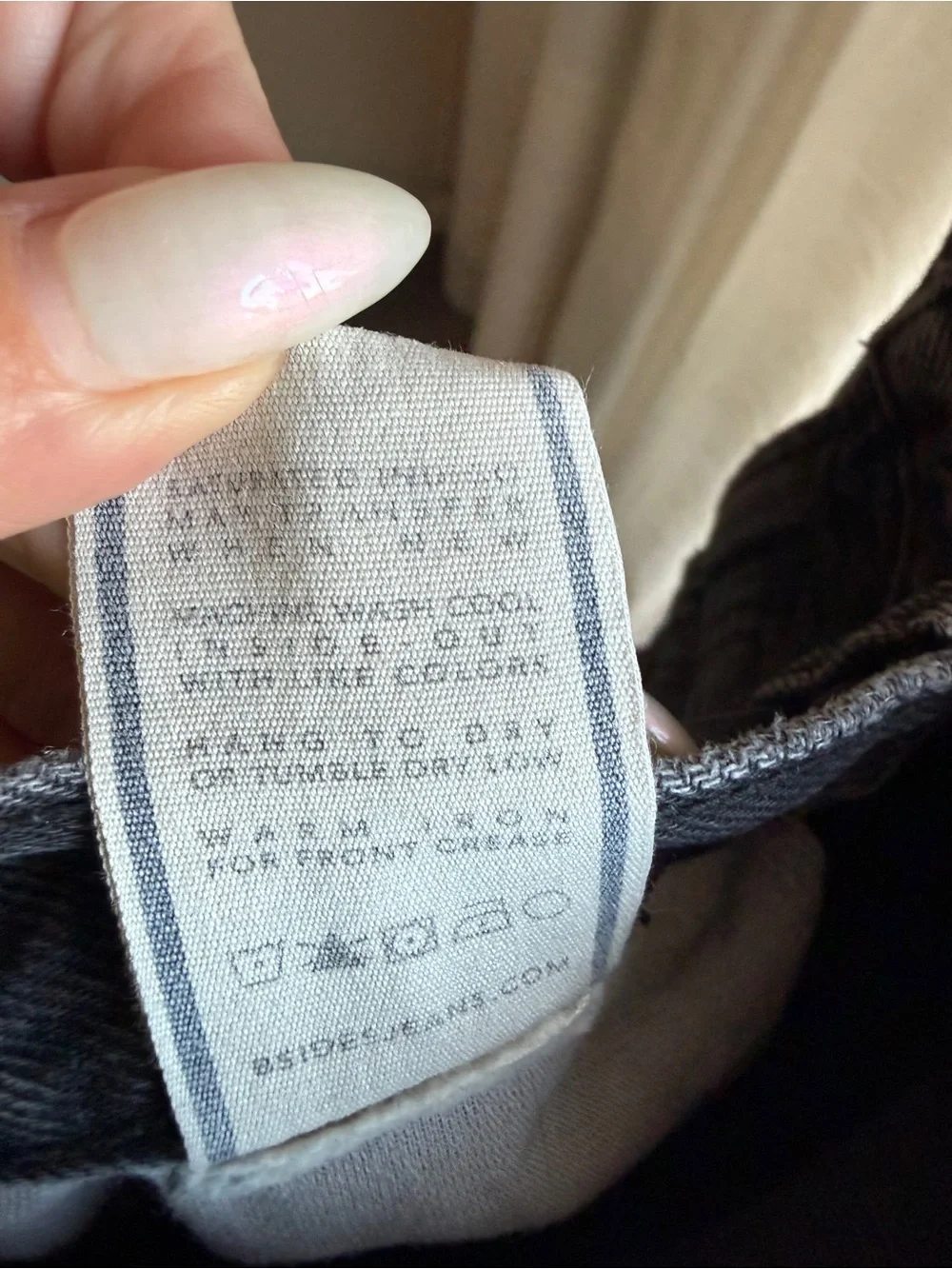B Sides Black Barrel Jeans